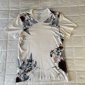 Guess Floral Print Tee Shirt